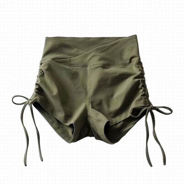 high 2020 elastic yoga shorts fitness drawing rope wrinkle high waist running short summer sports tights dancing girl, White;red
high 2020 elastic yoga shorts fitness drawing rope wrinkle high waist running short summer sports tights dancing girl, White;red