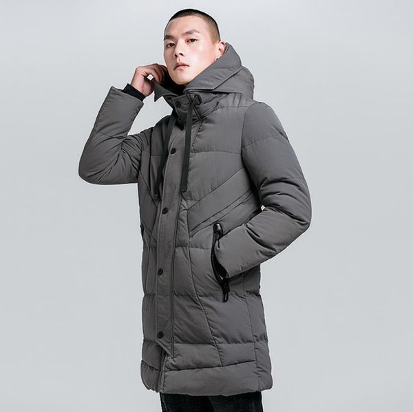2019 autumn winter hooded men cotton-padded clothes long waterproof casual fashion outdoors thick warm slim fit male overcoat, Black
2019 autumn winter hooded men cotton-padded clothes long waterproof casual fashion outdoors thick warm slim fit male overcoat, Black