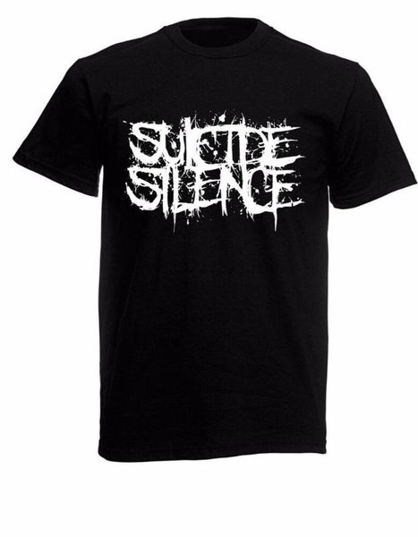 men's t-shirts suicide silence band mens black rock t-shirt sizes s-xxxl, White;black
