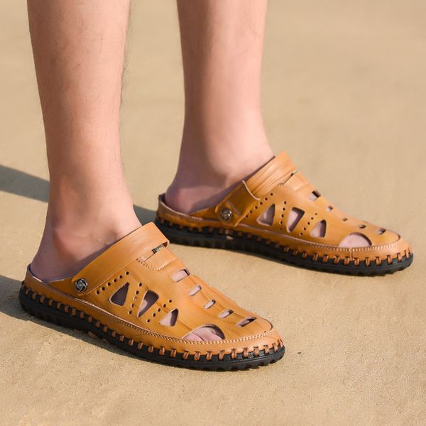 men sandals comfortable men summer slippers shoes outdoor soft beach sandals roman comfortable summer flats shoes, Black
men sandals comfortable men summer slippers shoes outdoor soft beach sandals roman comfortable summer flats shoes, Black