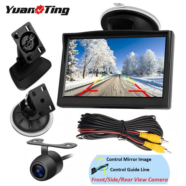 yuanting 5'' monitor kit car waterproof license plate front/side/rear view camera 8 auto led night vision guide lines on/off
yuanting 5'' monitor kit car waterproof license plate front/side/rear view camera 8 auto led night vision guide lines on/off