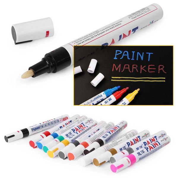 1pc car waterproof permanent paint marker pen tire tread rubber metal access painting pens
1pc car waterproof permanent paint marker pen tire tread rubber metal access painting pens