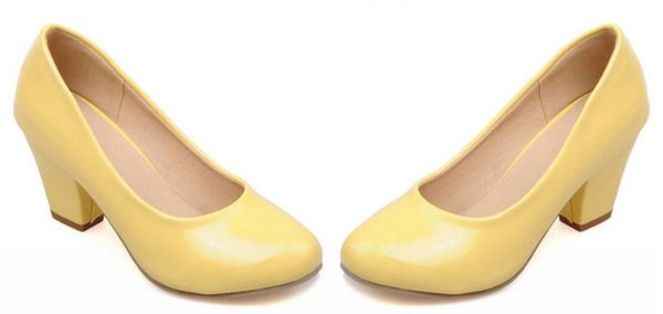 send 2016 spring new style women's shoes with middle heel coarse heel shallow mouth, Black
send 2016 spring new style women's shoes with middle heel coarse heel shallow mouth, Black