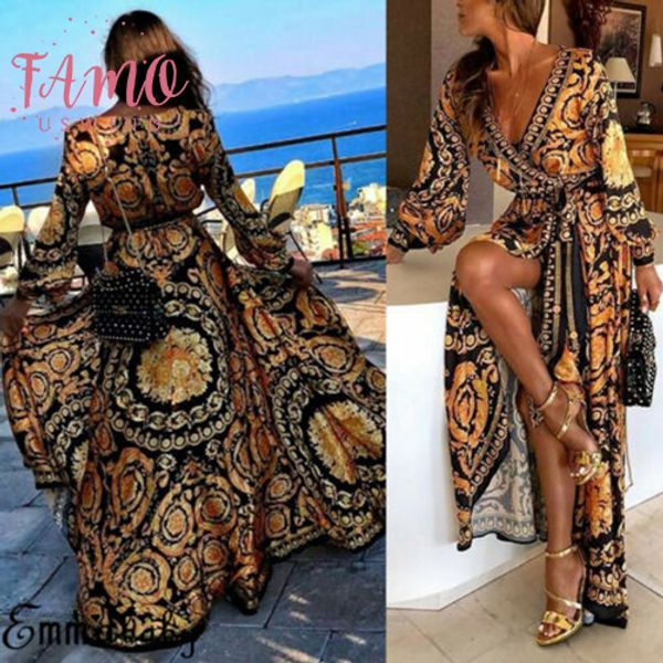 woman clothes fashion women floral long maxi dress evening party beach dresses summer sundress drop shipping, Black;gray
woman clothes fashion women floral long maxi dress evening party beach dresses summer sundress drop shipping, Black;gray