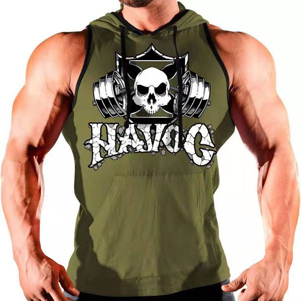 new arrival men's tank hoodie summer fitness bodybuilding vest gyms sleeveless sweatshirts hot muscle men tank tops, Black
new arrival men's tank hoodie summer fitness bodybuilding vest gyms sleeveless sweatshirts hot muscle men tank tops, Black