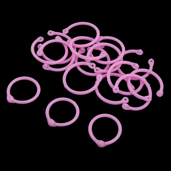 16 pieces plastic circle rings handcrafts openable rings suit notebook, journal, diary, loose leaf
16 pieces plastic circle rings handcrafts openable rings suit notebook, journal, diary, loose leaf