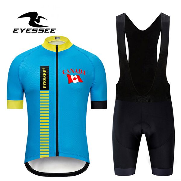 eyessee 2020 new profession men team canada cycling jersey suit breathable bike clothing wear riding bicycle clothing, Black;blue
eyessee 2020 new profession men team canada cycling jersey suit breathable bike clothing wear riding bicycle clothing, Black;blue