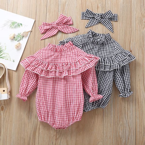 baby kids designer clothes romper girls o-neck long sleeve romper plaid romper with headband simple soft baby clothing, Blue
baby kids designer clothes romper girls o-neck long sleeve romper plaid romper with headband simple soft baby clothing, Blue