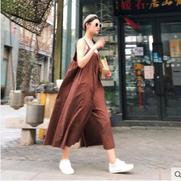 spring and summer new 2020 jumpsuits women cotton and line pockets loose pluz size casual wild sleeveless jumpsuits lj225, Black;white
spring and summer new 2020 jumpsuits women cotton and line pockets loose pluz size casual wild sleeveless jumpsuits lj225, Black;white