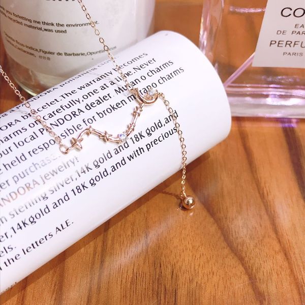 s925 sterling silver long necklace sweater chain inlaid zircon fashion temperament many stars and moon one clavicle chain female
s925 sterling silver long necklace sweater chain inlaid zircon fashion temperament many stars and moon one clavicle chain female
