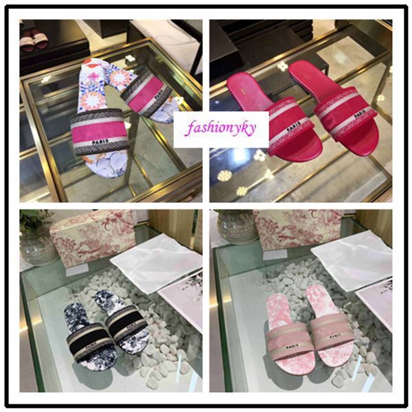 fashion new dazzle flowers women sandals designer slippers embroidery slipper flip flops striped beach causal slipper, Black
fashion new dazzle flowers women sandals designer slippers embroidery slipper flip flops striped beach causal slipper, Black