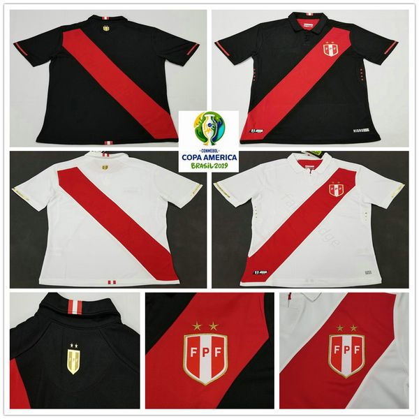 2019 copa america peru soccer jerseys 9 guerrero 8 cueva 19 yotun blank custom 2020 home away white black football jersey shirt, Black;yellow
2019 copa america peru soccer jerseys 9 guerrero 8 cueva 19 yotun blank custom 2020 home away white black football jersey shirt, Black;yellow