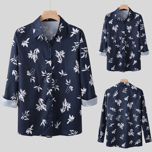 feitong 2019 new arrival men fashion autumn leaves print loose long sleeve shirt male hawaiian style beach shirt men shirts, White;black
feitong 2019 new arrival men fashion autumn leaves print loose long sleeve shirt male hawaiian style beach shirt men shirts, White;black