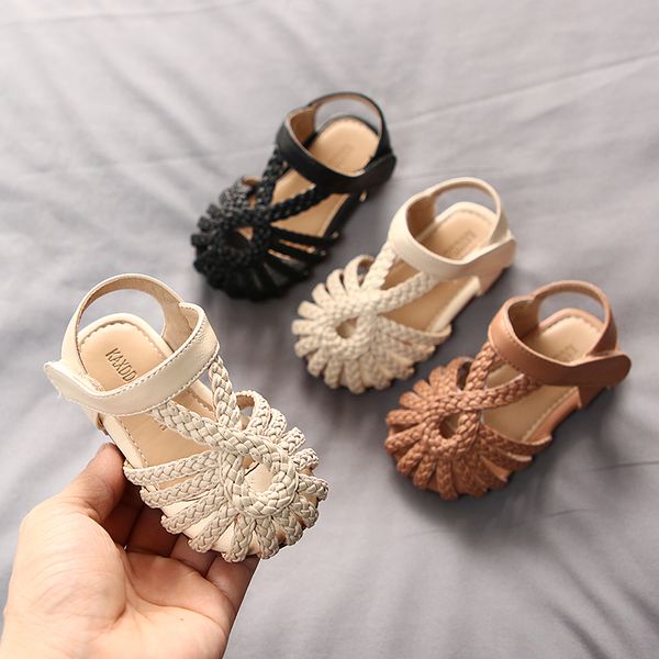 girl sandals solid elegant design sandals for girls children summer beach sandal outdoor shoes covered-toes ssw078, Black;red
girl sandals solid elegant design sandals for girls children summer beach sandal outdoor shoes covered-toes ssw078, Black;red