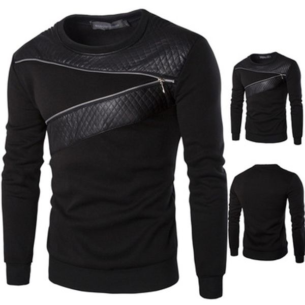 mens hot sell casual solid sweatshirts spring slim breathable long sleeve fashion sweatshirts male patchwork clothing, Black
mens hot sell casual solid sweatshirts spring slim breathable long sleeve fashion sweatshirts male patchwork clothing, Black