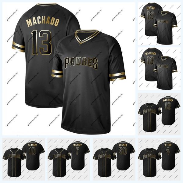 13 manny machado 2019 golden edition 4 wil myers 30 eric hosmer 7 manuel margot 10 hunter renfroe 3 ian kinsler jersey, Blue;black
13 manny machado 2019 golden edition 4 wil myers 30 eric hosmer 7 manuel margot 10 hunter renfroe 3 ian kinsler jersey, Blue;black