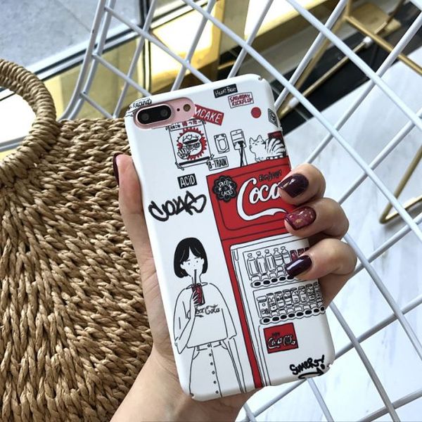 for iphone xs max phone cases coke girl illustration side pattern covering pc hard cell phone case for iphone 6 7 8 plus
for iphone xs max phone cases coke girl illustration side pattern covering pc hard cell phone case for iphone 6 7 8 plus