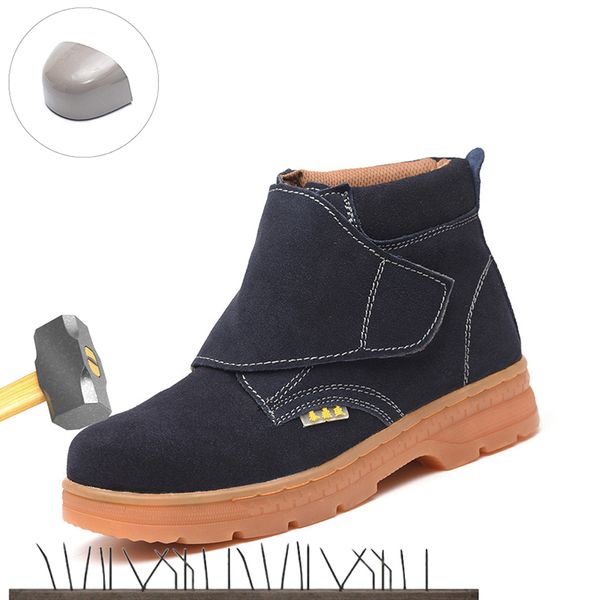 shujin new men's steel nose safety work shoes high help anti-smashing anti-puncture wear resistant indestructible work boots, Black
shujin new men's steel nose safety work shoes high help anti-smashing anti-puncture wear resistant indestructible work boots, Black