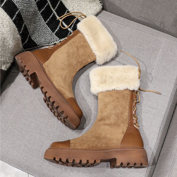 2019 winter new high boots women's fashion simple plush stitching decoration warm and comfortable thick sole casual boots Â, Black
2019 winter new high boots women's fashion simple plush stitching decoration warm and comfortable thick sole casual boots Â, Black