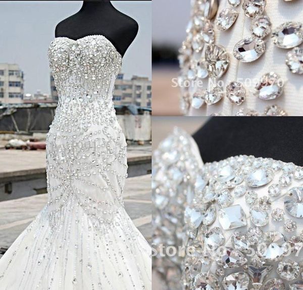 white tulle crystal wedding dress mermaid sweetheart floor length rhinestone corset plus size bridal gowns custom made
white tulle crystal wedding dress mermaid sweetheart floor length rhinestone corset plus size bridal gowns custom made