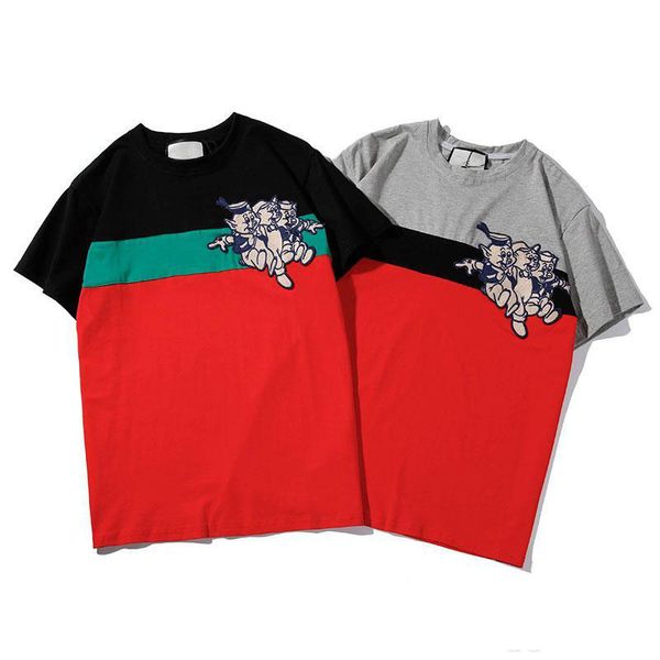 19ss brand mens designer t-shirts casual loose hip hop t shirt cartoon pig printing t-shirt women sequined embroidery letter tees, White;black
19ss brand mens designer t-shirts casual loose hip hop t shirt cartoon pig printing t-shirt women sequined embroidery letter tees, White;black