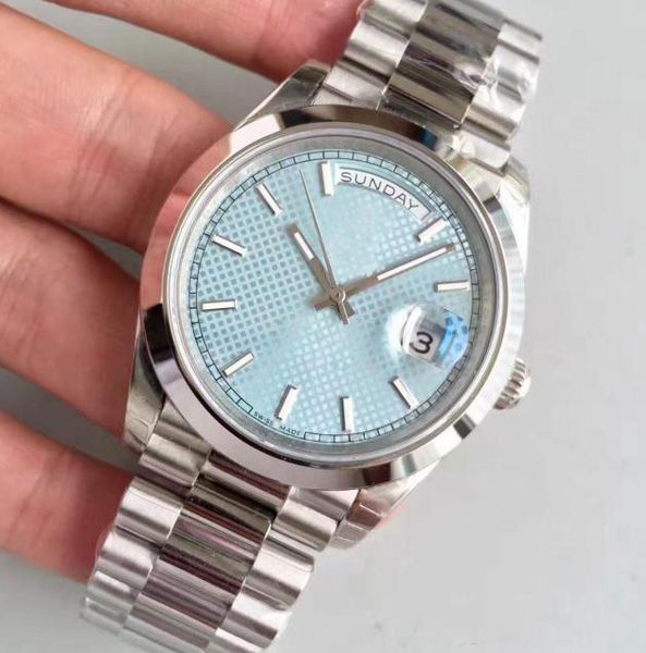 classic 2813 automatic movement 41mm ice blue dial sapphire mens watch 228206 date 316l stainless steel strap men's high wristwatch, Slivery;brown
classic 2813 automatic movement 41mm ice blue dial sapphire mens watch 228206 date 316l stainless steel strap men's high wristwatch, Slivery;brown