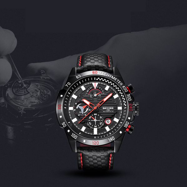 2019 new men's watch boyzhe sports mechanical watch, business men's watch, fashion multi-function waterproof brand watch gift, Slivery;brown
2019 new men's watch boyzhe sports mechanical watch, business men's watch, fashion multi-function waterproof brand watch gift, Slivery;brown
