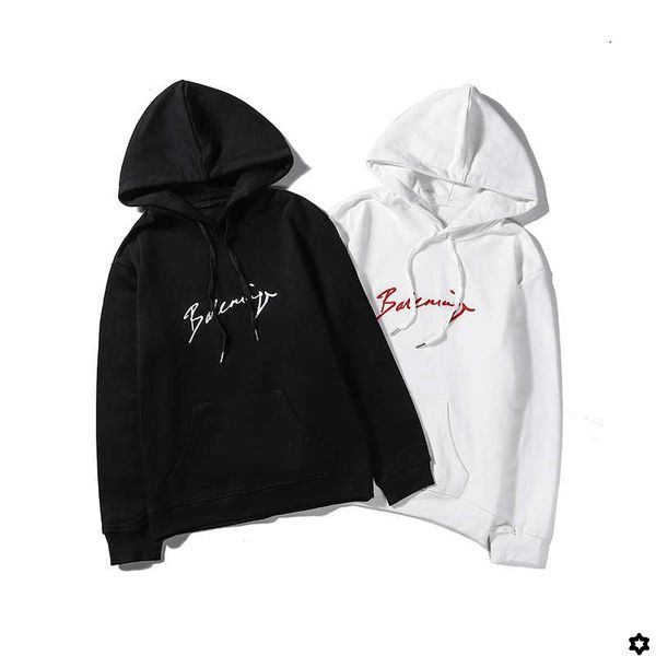 мужская толстовка теплая мужская и женская мода осень толстовки с капюшоном новое прибытие горячая письмо печатные мужские толстовки оптовые, Black