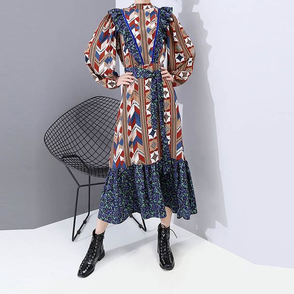 plus size women clothing loose floral printed dress vestidos ladies casual long sleeve dresses vintage gatsby bohemia dress 2020, Black;gray
plus size women clothing loose floral printed dress vestidos ladies casual long sleeve dresses vintage gatsby bohemia dress 2020, Black;gray