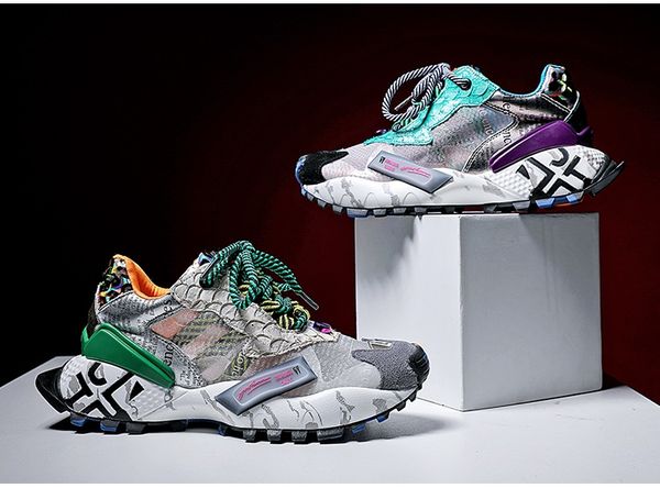 european station 2020 summer new shoes women mesh breathable street fashion thick bottom old shoes, Black
european station 2020 summer new shoes women mesh breathable street fashion thick bottom old shoes, Black