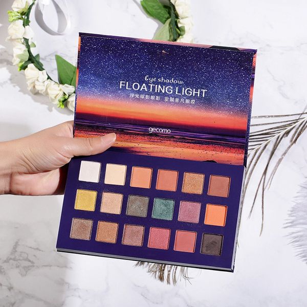 18 colors starry eyeshadow palette sun set glitter shimmer matte eye shadow pigmented painted eyes makeup face beauty cosmetics
18 colors starry eyeshadow palette sun set glitter shimmer matte eye shadow pigmented painted eyes makeup face beauty cosmetics