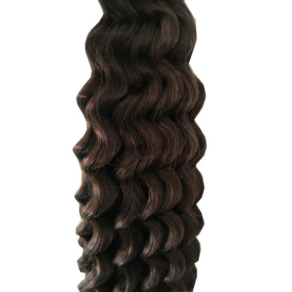 grade 7a-- brazilian 100% human virgin brazilian deep wave hair bulk with dark brown color, 100g per piece, dhl, Black
grade 7a-- brazilian 100% human virgin brazilian deep wave hair bulk with dark brown color, 100g per piece, dhl, Black