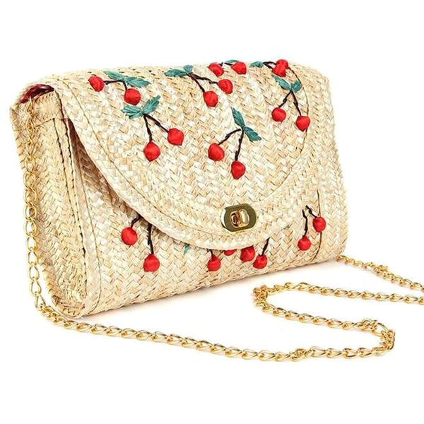 cherry straw braided messenger bag lady sunny beach chain shoulder bag seaside vacation crossbody package accessories
cherry straw braided messenger bag lady sunny beach chain shoulder bag seaside vacation crossbody package accessories