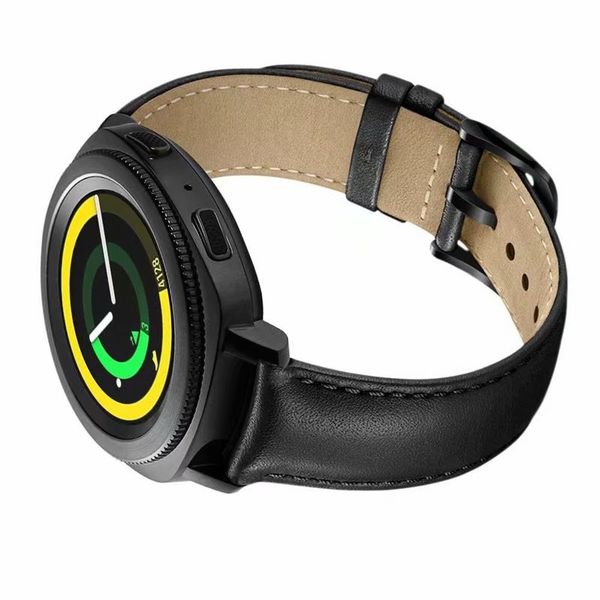18mm 20mm strap for samsung gear sport s2 galaxy watch 42mm genuine leather loop for huami amazfit bip huawei watch 2 ticwatch 2, Black;brown
18mm 20mm strap for samsung gear sport s2 galaxy watch 42mm genuine leather loop for huami amazfit bip huawei watch 2 ticwatch 2, Black;brown