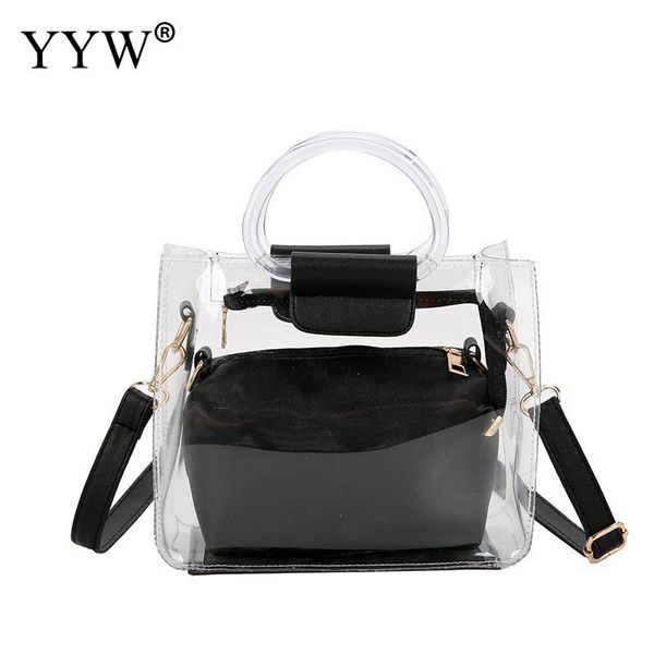 women jelly shoulder hand bag pink clear purse tote bag white plastic clear handbag pu leather bolso transparente mujer
women jelly shoulder hand bag pink clear purse tote bag white plastic clear handbag pu leather bolso transparente mujer