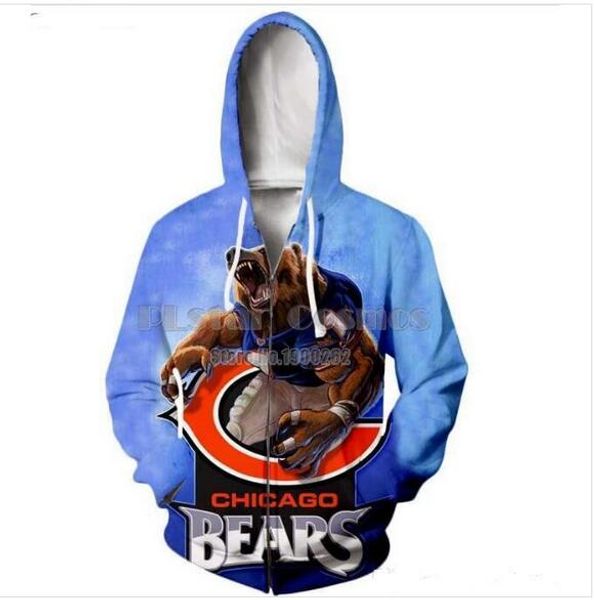 mens designer jacket hooded brand zipper hoodies chicago bears 3d print for men women luxury hoodie coat jacket mh013, Black;brown
mens designer jacket hooded brand zipper hoodies chicago bears 3d print for men women luxury hoodie coat jacket mh013, Black;brown