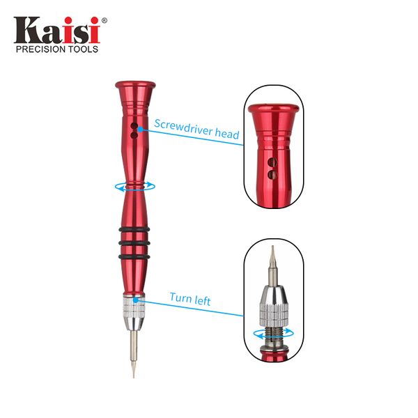 kaisi k-p870 precision dismountable double head screwdriver for phone opening repair tools
kaisi k-p870 precision dismountable double head screwdriver for phone opening repair tools