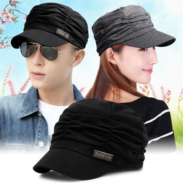 new fashion casual spring summer autumn hat pleated baseball cap flat hat sun shading cap female male sunshade, Blue;gray
new fashion casual spring summer autumn hat pleated baseball cap flat hat sun shading cap female male sunshade, Blue;gray