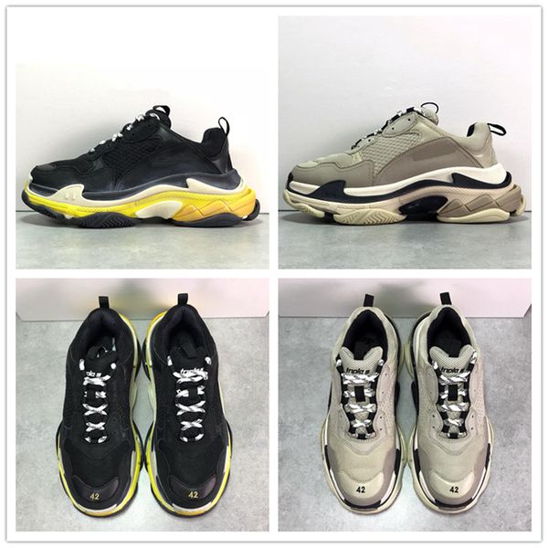 New Luxury Brand Paris Triple S Enhanced Edition Sports Shoes Classical Grey Black Yellow Old Dad Shoes Fashion White Black Clunky Sneakers
New Luxury Brand Paris Triple S Enhanced Edition Sports Shoes Classical Grey Black Yellow Old Dad Shoes Fashion White Black Clunky Sneakers