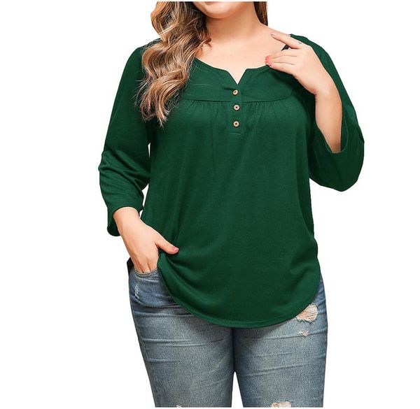 europe and the united states large women's wear 2019 loose casual classic knitting seven sleeve top, White
europe and the united states large women's wear 2019 loose casual classic knitting seven sleeve top, White