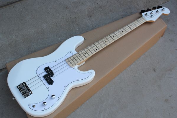 custom new 4 strings white body maple fingerboard electric p bass guitar with chrome hardware,white pickguard,offer customize
custom new 4 strings white body maple fingerboard electric p bass guitar with chrome hardware,white pickguard,offer customize