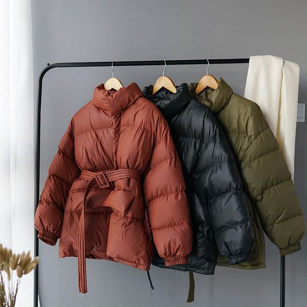 winter puffer jacket women thicker warm parkas stand collor bubble coat korean cotton-padded clothes button down y230, Black
winter puffer jacket women thicker warm parkas stand collor bubble coat korean cotton-padded clothes button down y230, Black