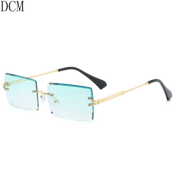 small rectangle sunglasses women rimless square sun glasses for women 2020 summer style female uv400 green brown, White;black
small rectangle sunglasses women rimless square sun glasses for women 2020 summer style female uv400 green brown, White;black