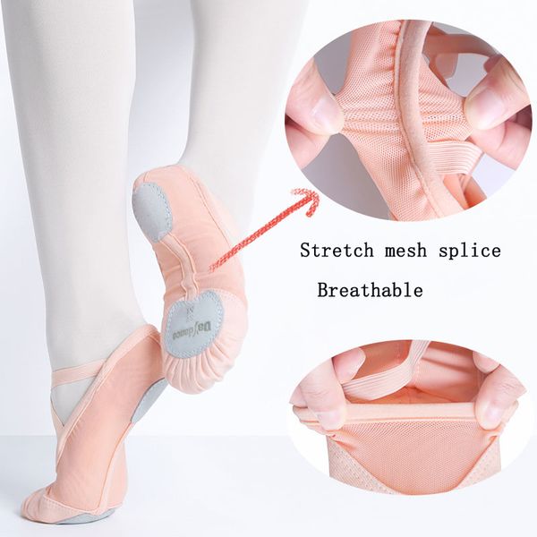 professional ballet shoes ballroom sneakers dance shoes women stretch mesh breathable ballet for girls, Black;red
professional ballet shoes ballroom sneakers dance shoes women stretch mesh breathable ballet for girls, Black;red