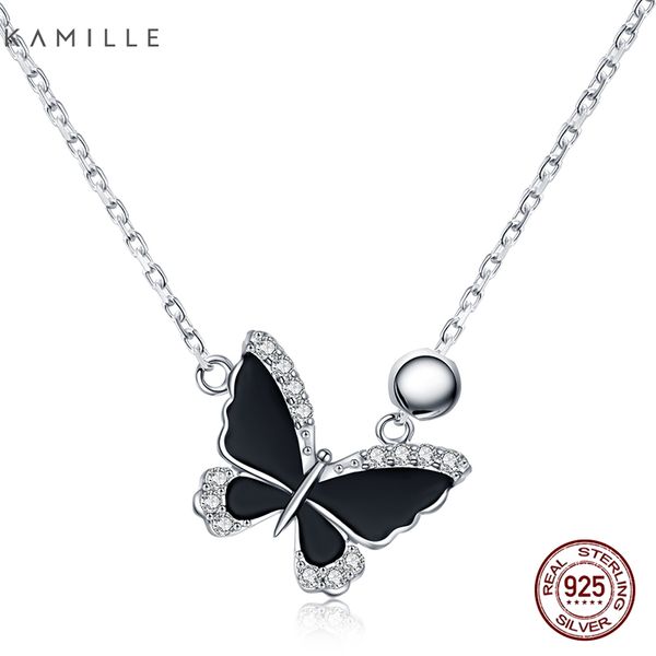 kamille 925 sterling silver necklace black enamel butterfly pendant necklaces jewelry chain for women birthday valentine's day
kamille 925 sterling silver necklace black enamel butterfly pendant necklaces jewelry chain for women birthday valentine's day