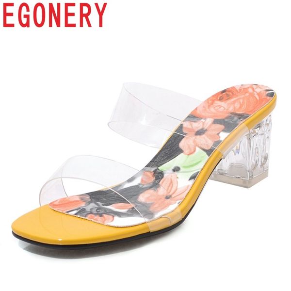 egonery shoes woman 2019 summer concise solid women slippers outside high square heels plus size open toe ladies shoes, Black
egonery shoes woman 2019 summer concise solid women slippers outside high square heels plus size open toe ladies shoes, Black