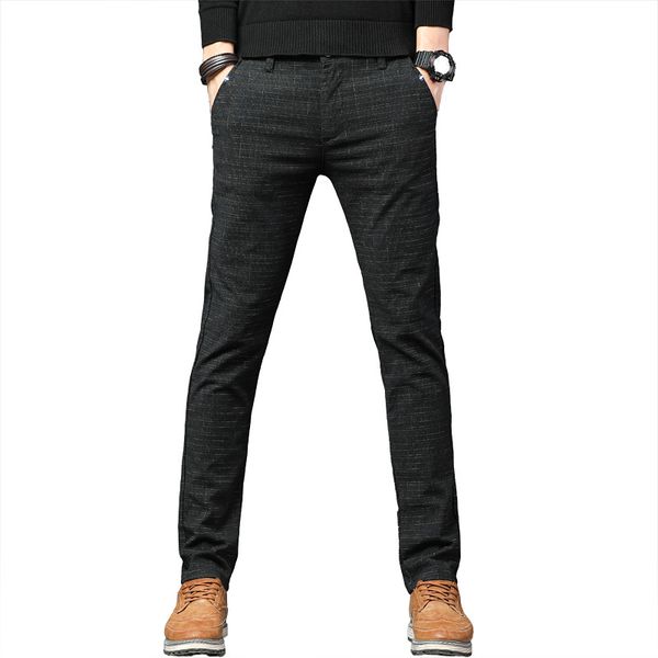 2020 men's trousers autumn and spring new big size business long pants casual pants male men's casual pants, Black
2020 men's trousers autumn and spring new big size business long pants casual pants male men's casual pants, Black