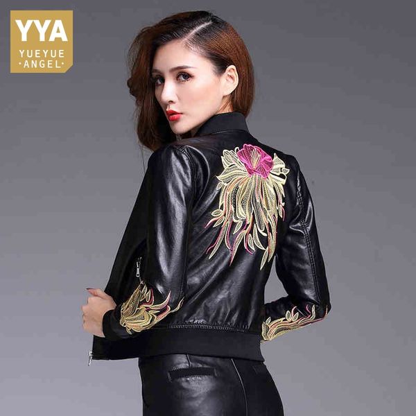 brand biker genuine leather jacket female autumn winter black short coat women streetwear luxury embroidery sheepskin jacket
brand biker genuine leather jacket female autumn winter black short coat women streetwear luxury embroidery sheepskin jacket
