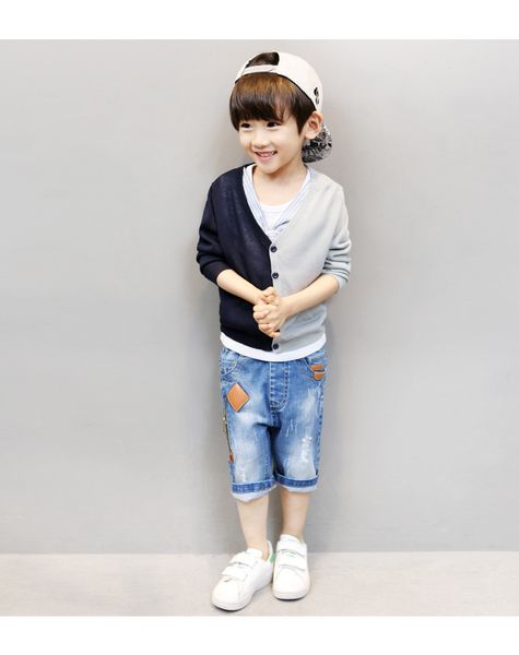 boys denim pants kids jeans summer zipper ripped hole jeans shorts baby boys trousers children clothes 4-12y, Black 
boys denim pants kids jeans summer zipper ripped hole jeans shorts baby boys trousers children clothes 4-12y, Black