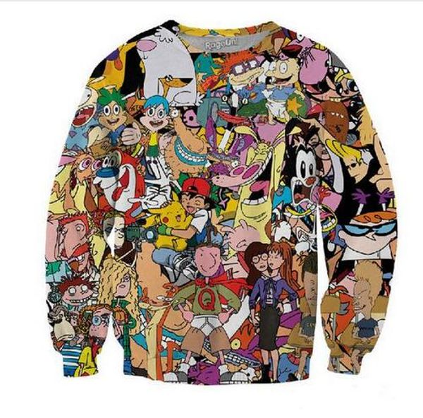 new fashion womens/mens 90s cartoon funny 3d print crewneck sweatshirt jumper women/men fashion clothing aabb016, Black
new fashion womens/mens 90s cartoon funny 3d print crewneck sweatshirt jumper women/men fashion clothing aabb016, Black